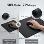 2 Pack Mouse Pad with Stitched Edge, Office & Gaming Mousepad - Image 3