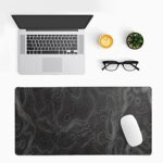 Topographic Contour Extended Big Mouse Pad Large,Gaming Mouse Pad Desk Pad - Image 2