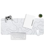 MAY FLOWER Large Gaming Mouse Pad, Full Keyboard Mat, Long Laptop Mousepad - Image 3