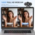 Acer 1080p Webcam USB Plug and Play Webcam for PC with Noise Cancellation - Image 2