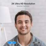UGREEN 2K Webcam for PC Ultra HD 1080P Computer Webcam with Microphone - Image 2