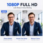 C26 1080P Computer Camera for Desktop with USB-A to USB-C Adapter - Image 2