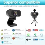 ZIQIAN 1080p Webcam with Microphone,USB Web HD Camera for PC & Laptop - Image 2