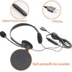 USB Computer Headset, PC Headphone with Clear Chat Microphone - Image 3