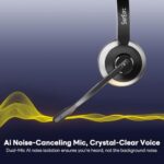 Bluetooth Headset, Wireless Headset with Mic for Work - Image 2