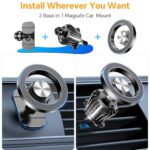 Kaistyle for Magsafe Car Mount【Strong Magnets】Magnetic Phone Holder for Car - Image 2