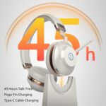 Wireless Headset with Mic for Work, V5.2 Bluetooth Headset with Microphone Noise - Image 2