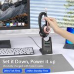 Earbay Wireless Headset, Bluetooth Headphones with Microphone Noise Canceling & - Image 2