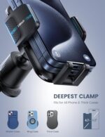 Lamicall 2026 Wider Clamp & Metal Hook Car Phone Holder Vent [Thick Cases - Image 2