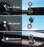 REOKILY 2026 Upgraded Vacuum Magnetic Car Phone Holder 360° Reinforced 96LBS - Image 2