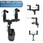 Car Phone Holder Mount, Rear View Mirror Phone Holder - Image 2