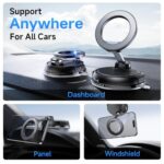 ANDERY Car Phone Holder for Magsafe [78+LBS Strongest Suction & 2400gf Magnetic] - Image 2