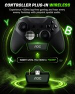 AOC Wireless Gaming Headset for Xbox Series X|S & Xbox One, PS5, PC - Image 2