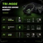 Acer Wireless Gaming Headset for PS5, PC, PS4, Switch, Mac & Laptop - Image 2
