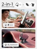 LISEN for MagSafe Car Phone Mount -Strong Magnets Magnetic Phone Holders for - Image 2