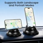 Car Phone Holder Dashboard Phone Mount for Car 360 Degree Rotation Silicone - Image 2