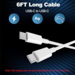 iPhone 17 16 15 Charger Fast Charging,2Pack 20W Apple iPad USB C Wall Charger - Image 2