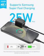 Anker 25W USB C Charger Block, Compact Foldable Type C Charger with PPS - Image 2