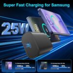 Super Fast Charger Type C, 25W USB C Wall Charger Fast Charging for Samsung - Image 2
