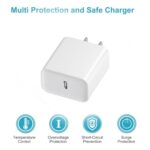 Phone Charger,4 Pack USB C Charger Block,20W Type C Fast Wall Charge Power - Image 2