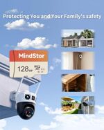 Micro SDXC 128GB Memory Card, MindStor 90MB/s Read Speed TF Card with Adapter - Image 2
