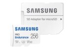 Samsung PRO Endurance 256GB microSDXC Memory Card with Adapter - Image 2