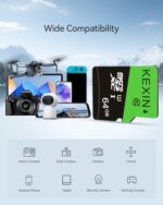 KEXIN 16GB Micro SD Card 2 Pack with SD Adapter microSDHC Memory Card UHS-I C10 - Image 2