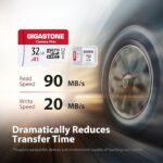 GIGASTONE 32GB Micro SD Card 5-Pack, MicroSDHC Memory Cards for Security Cameras - Image 3
