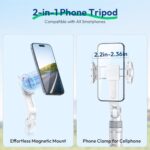 ULANZI TT88 Magnetic Tripod for iPhone 17, 57" Extendable Selfie Stick w Remote - Image 2