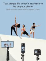 BMZX 118" Long Selfie Stick Tripod for iPhone & Android (29 to 118") - Image 2