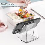 Crpich Acrylic Cell Phone Stand, Portable Phone Holder - Image 2