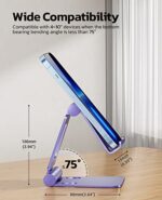Nulaxy Dual Folding Cell Phone Stand (B0BTBK7DRL) - Image 2