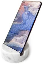 fashciaga Luxurious Marble Cell Phone Stand Holder for Cellphone Tablet On Desk - Image 2