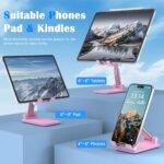 Cell Phone Stand, Adjustable Angle and Height Cell Phone Holder for Desk - Image 2