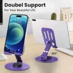 Universal Metal Cell Phone Stand, Multi-Angel Adjustable 360° Rotation Non-Slip - Image 2