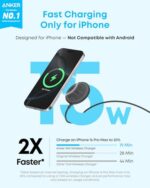Anker Zolo MagSafe-Compatible Wireless Charger with Qi2 15W Fast Charging - Image 2