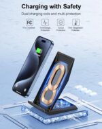 Fast Wireless Charger, [2 Pack] NANAMI Wireless Charging Stand Compatible with - Image 3