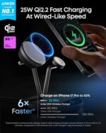 Anker Prime 3-in-1 Qi2.2 MagSafe Compatible 25W Wireless Charging Station - Image 2