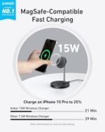 Anker MagGo 2-in-1 MagSafe Compatible Qi2 15W Wireless Charging (B0D2NSPC39) - Image 2
