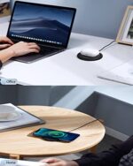 COKOEYE Wireless Charger, 15W Max Fast Wireless Charging Pad 2-Pack Compatible - Image 2