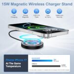 Samsung S26 Ultra Wireless Charger Fast Charging Pad Magnetic Charger for - Image 2
