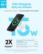 Anker Zolo MagSafe-Compatible Wireless Charger with Qi2 15W Fast (B0DRC9F4FS) - Image 2
