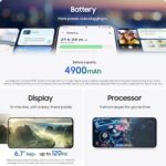 Samsung Galaxy S25 FE Cell Phone (2025), 128GB AI Smartphone, JetBlack - Image 2