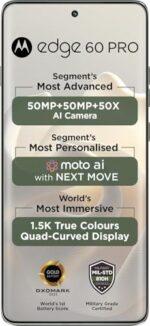 Motorola Moto Edge 60 Pro 5G Ai (Tmobile Mint Tello & Global) (512GB+12GB) NFC - Image 2