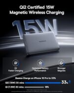 Baseus Picogo Magsafe Portable Charger, Qi2 15W 0.5" Ultra Slim 10000mAh - Image 2