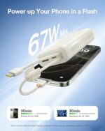 Baseus Mini Power Bank Fast Charging 67W, 10000mAh Small Portable Phone Charger - Image 2