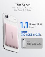 Baseus Picogo Power Bank, 0.3" Ultra Slim 5000mAh MagSafe Portable (B0F18T1P86) - Image 2