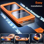 TOCOL for iPhone 16 Screen Protector, Full Coverage 9H Hardness Easy - Image 2