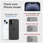 Spigen GlasTR EZ FIT Screen Protector for iPhone 16/15 - Image 2