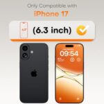 TOCOL for iPhone 17 Screen Protector 6.3 inch 9H Hardness Military Grade - Image 3